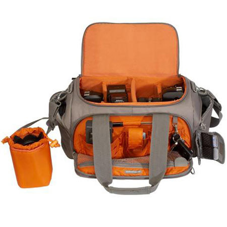 Delsey ODC23 Med Top Load Digital Camera Bag,Light Grey