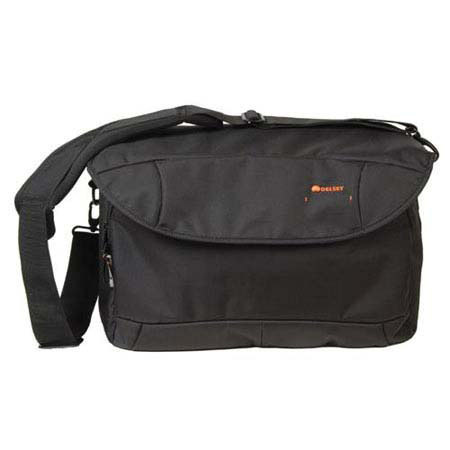 Delsey ODC35, Large Shoulder Digital 35mm Cam Bag,Black