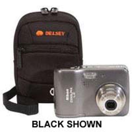 Delsey ODC3, Top Load Smallest Digital Camera Belt Pouch, Light Grey #DLODC3G