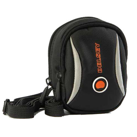 Delsey Rondo 12, Small Point-&-Shoot Camera Pouch - Black