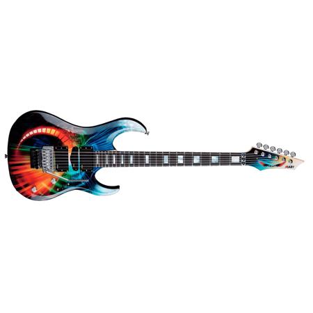 Dean Michael Batio MAB1 6 String Electric Guitar, Custom Speed of Light Graphic