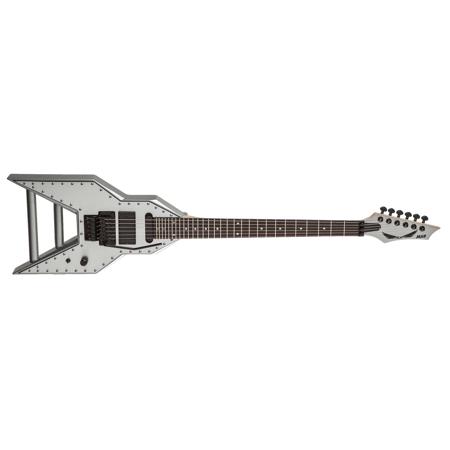 Dean Michael Batio ROCKET 6 String Electric Guitar, Metallic Silver