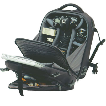 Delsey Pro Digital Backpack 31 w/12"Notebk Pocket,Black