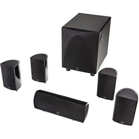 Definitive Technology ProCinema 6D 5.1 Channel Compact Surround Sound System, Black