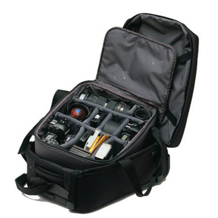 Delsey Pro Trolley 50, Pro Equipment Case w/Wheels, Blk