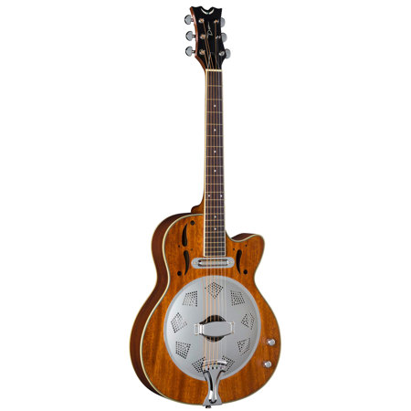 Dean Guitars Resonator Cutaway Acoustic Electric Guitar, 21 Frets, C Neck, Rosewood Fretboard, Natural