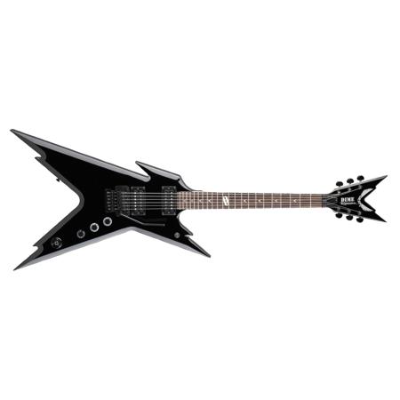 Dean Razorback Dimebag Floyd Rose Guitar with Lite Leer Case, Classic Black