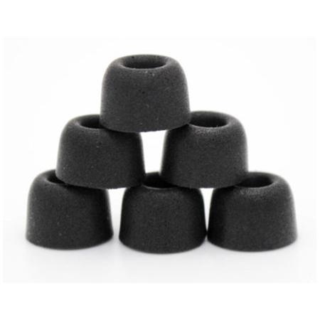 Dekoni Audio 4.9mm True Wireless Foam Isolation Earphone Tip, Black, Medium