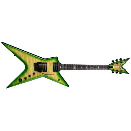 Dean Stealth Floyd Guitar with Hardshell Case, Dime Slime