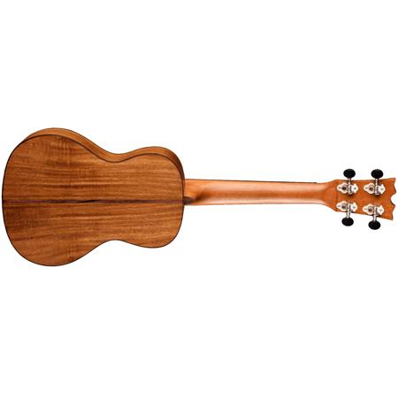 Dean Ukulele 4 String Concert Exotic Koa Guitar, Satin Natural