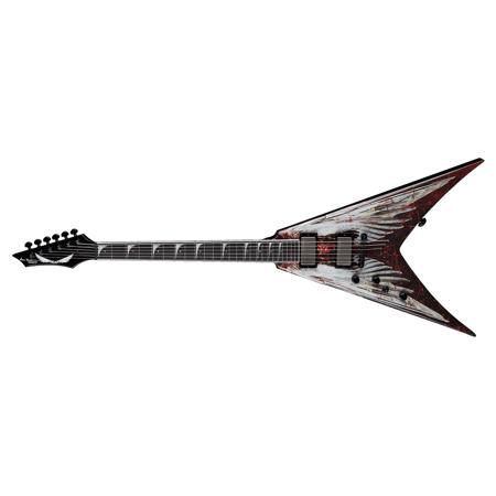 Dean V Dave Mustaine Electric Guitar, Left Hand, Angel of Deth Custom Graphic