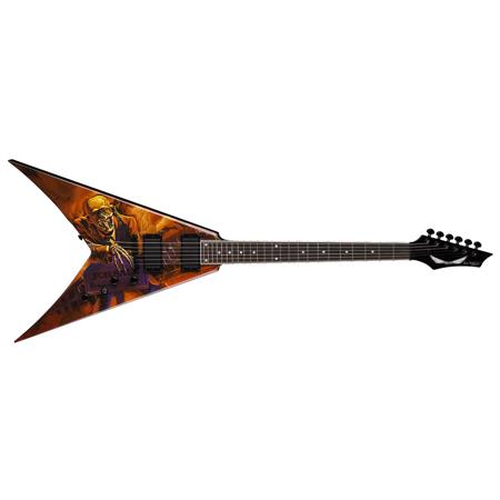 Dean V Dave Mustaine Electric Guitar, Peace Sells Custom Graphic