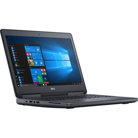 Dell Mobile Precision 7520 15.6" FHD Notebook, i7-7820HQ, 8GB , 500GB HDD, W10P