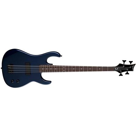 Dean Zone Electric Bass Guitar, Metallic Blue