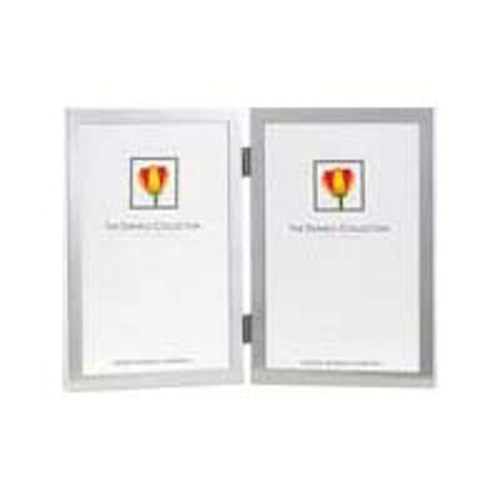 Dennis Daniels Alu Double V Frame f/2 5x7" Phots,Silver