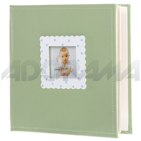 Dennis Daniels L2 Album, 200 - 4x6in Photos, Green