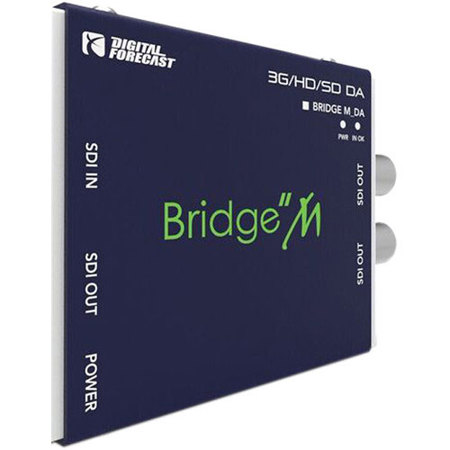 Digital Forecast Bridge Micro 3G/HD/SD-SDI Reclocking 1x3 Distribution Amplifier