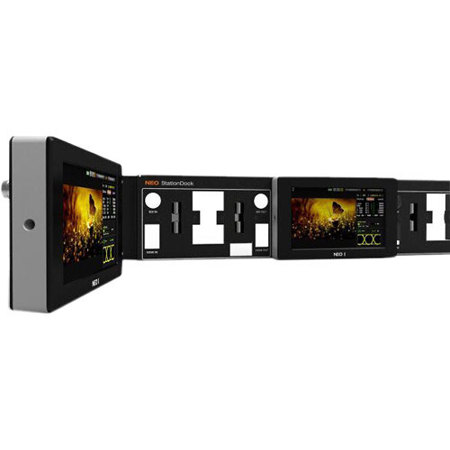 Digital Forecast Bridge NEO Station Dock Frame with Three NEO 1 Units (2 RU)
