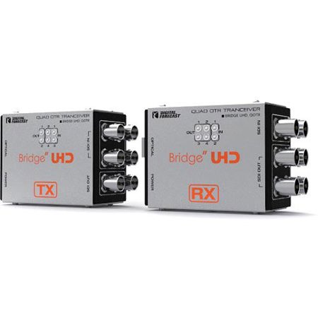 Digital Forecast 3GSDI-TX 4-Channel RX & 2-Ch (10KM) / Quad 3G to Optic (TX,RX)