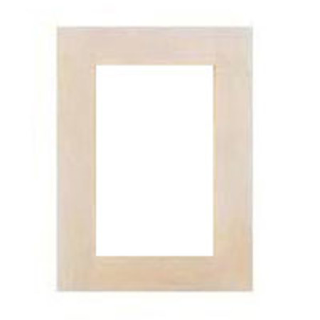 Dennis Daniels W46: Basic Curve Frame, 5x7in, White