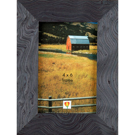 Dennis Daniels Wood Veneer Frame 8x10", Slate Blue