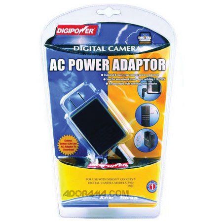 DigiPower ACD-NK25 Adaptr 110/220v, Nikon 5v Cameras