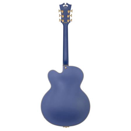 D'Angelico Guitars Deluxe EXL-1 Archtop Electric Guitar, Matte Royal Blue