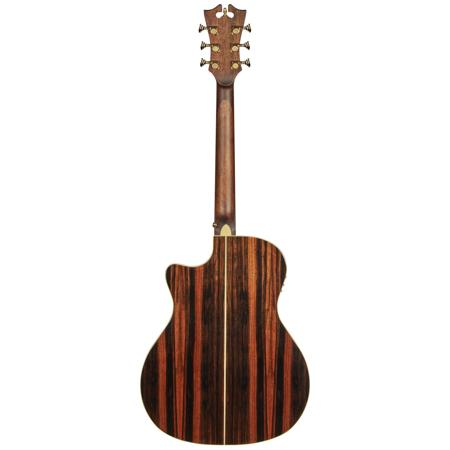 D'Angelico Guitars Excel Gramercy Acoustic Electric Guitar, Ebony, Auburn