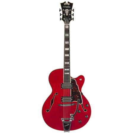 D'Angelico Guitars Excel 175 16" Electric Guitar with Bigsby Tremolo, Cherry