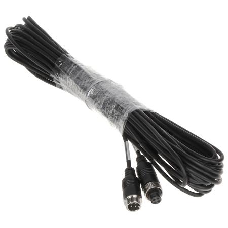Dahua MC-AF4-AM4 39.3' A-Code 4-Pin Aviation HDCVI Cable, Black