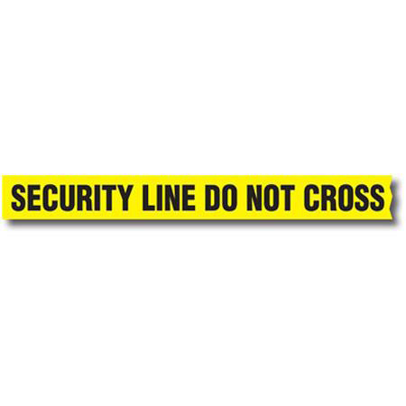 Dival Sheriff Barrier Tape 3" x 1000' "Sheriff Line Do Not Cross", 1 Roll
