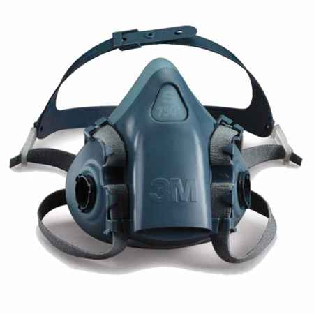 DiVal 3M Deluxe 7500 Series Half Face Piece Reusable Respirator