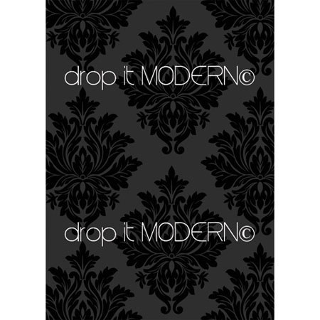 Drop it MODERN 1099 9x9ft Back In Black Fabric Backdrop