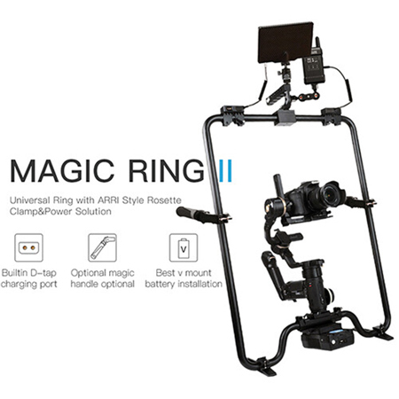 DigitalFoto Solution Limited Magic Ring II w/Power Pass-Through,Clamp,2 Handles