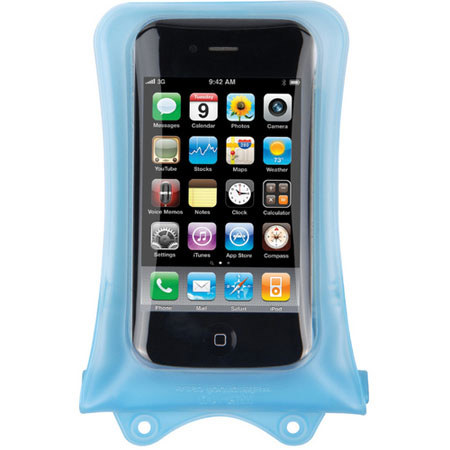 DiCAPac WPI-10 Waterproof Case for iPhone 2G, 3G, 3GS, 4G - SkyBlue