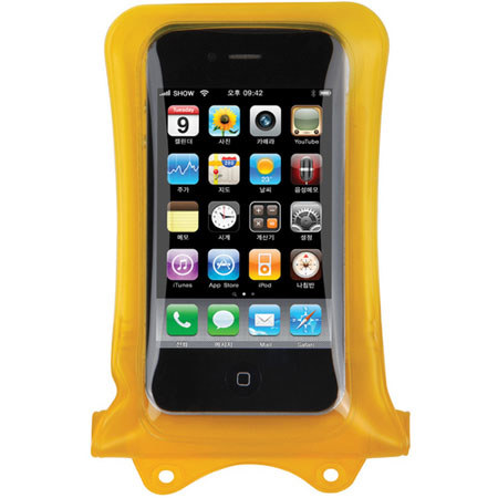 DiCAPac WPi-10 Waterproof Case for iPhone 2G, 3G, 3GS, 4G - Yellow