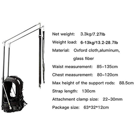 DigitalFoto Solution Limited V10 Gimbal Support Vest, 13.2-28.7 lbs