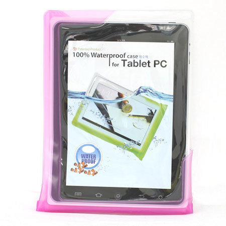 DiCAPac WP-T20 Waterproof Case for 10" Tablets P.C, Pink