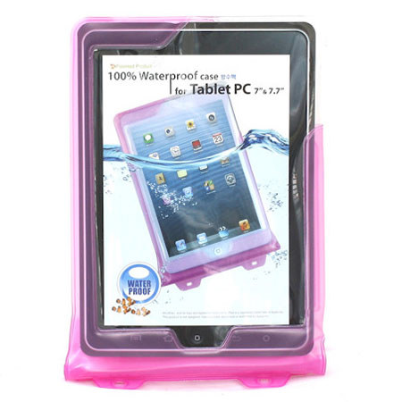 DiCAPac WP-T7 Waterproof Case for 8" Tablets P.C, Pink