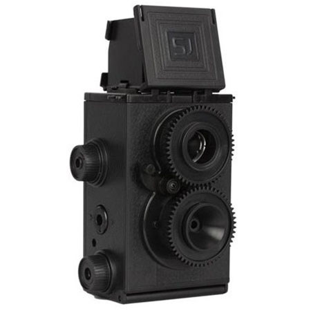 DIY Photography 35mm Dual-Lens/Twins Lens Camera - Black