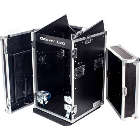 DeeJay LED 11U Space Slant Mixer Rack/16U Space Vertical Rack System
