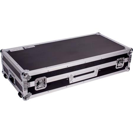 Deejay LED DJ Coffin Case for 2TT Plus One Rane Sixty-One Serato with Wheels