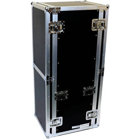 Deejay LED Fly Drive 33U Space Professional DJ Amplifier Case - 18" Body Depth