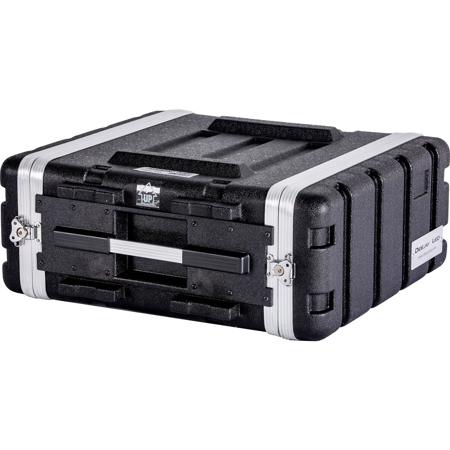 Deejay LED 4U Space ABS Molded Case for Tough Durable Interior and Exterior for 19" Amplifier, Equalizer and DJ Effects