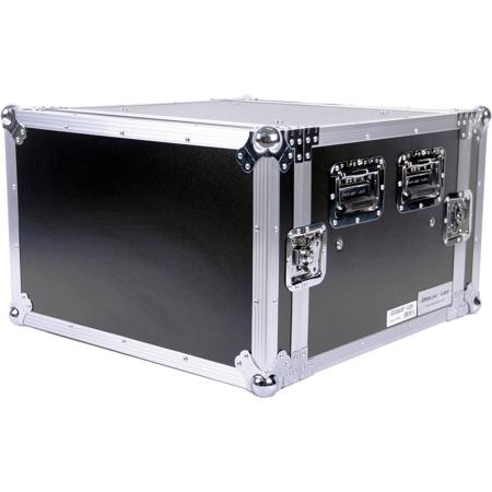 Deejay LED Fly Drive 6U Space Shock Mount Amplifier Case - 21" Body Depth