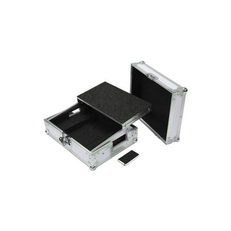 Deejay LED Fly Drive Case for Pioneer DDJWEGO-k/DDJWEGO3 with Laptop Shelf in White