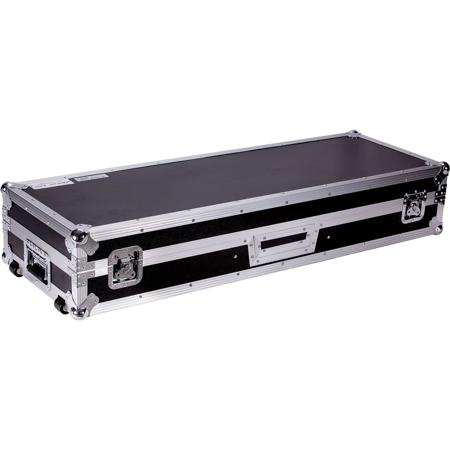 Deejay LED Fly Drive DJ Coffin Case for 2 Turntables & 1 Mixer with Laptop Shelf