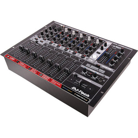 DJ Tech 7-Channel Professional USB DJ Mixer