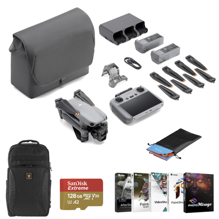 DJI Air 3 Drone Fly More Combo with RC 2 Remote Controller, Accessories Kit  CP.MA.00000693.01 K