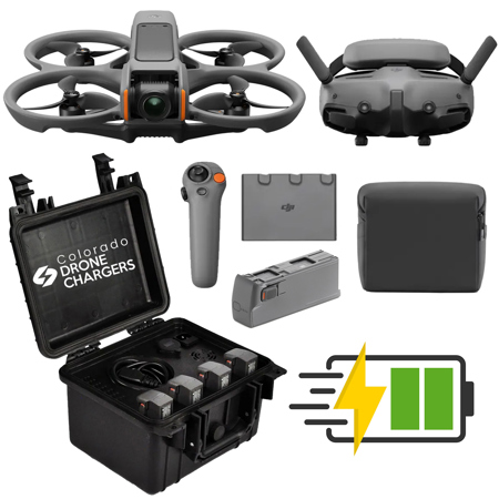 DJI Avata 2 "Fly Forever" Power Combo - 5 Batteries + Colorado Drone Charger for Non-Stop Flight!